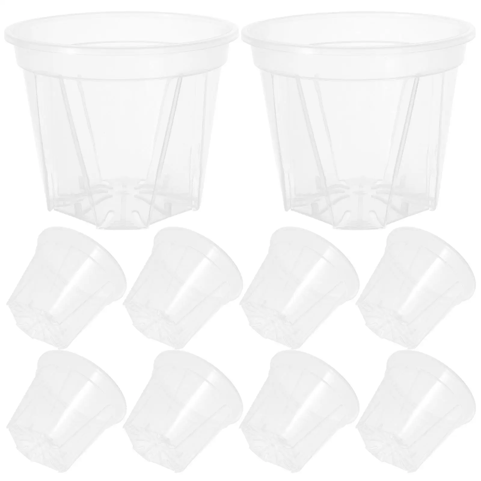 Plant Pots with Drainage Phalaenopsis Potted Flower Clear Orchid Transparent for Indoor Plants
Plant Pots with Drainage Phalaenopsis Potted Flower Clear Orchid Transparent for Indoor Plants
