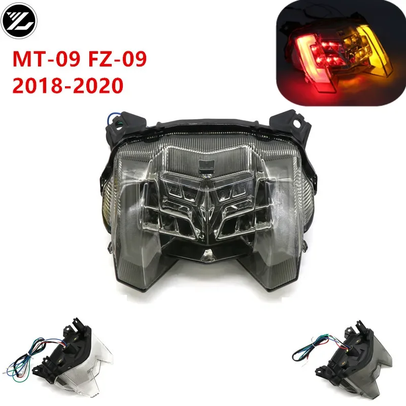 For Yamaha MT-09 FZ-09 FZ09 MT09 2017 2018 2019 2020 E-Mark Rear Tail Light Brake Turn Signals Integrated Motorcycle LED Light
For Yamaha MT-09 FZ-09 FZ09 MT09 2017 2018 2019 2020 E-Mark Rear Tail Light Brake Turn Signals Integrated Motorcycle LED Light