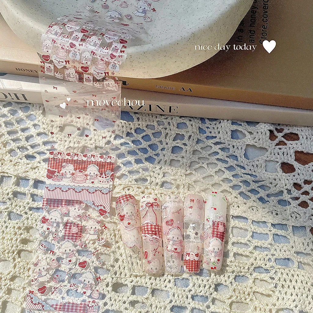 Корейский стиль, нарисованные вручную милые животные, маникюрные переводные наклейки, фольга для ногтей (ты хорошо сочетается с переносом клея)
Корейский стиль, нарисованные вручную милые животные, маникюрные переводные наклейки, фольга для ногтей (ты хорошо сочетается с переносом клея)