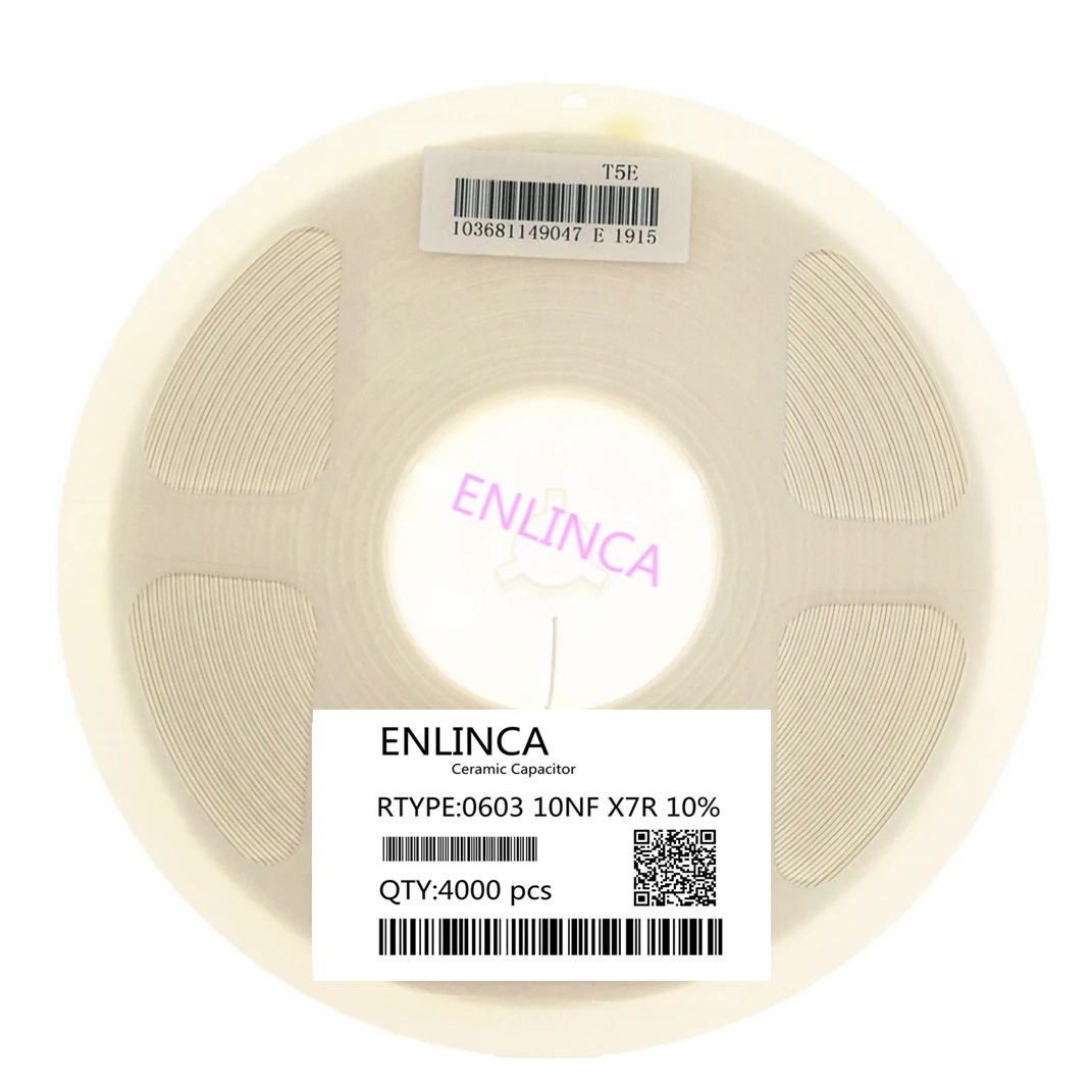 4000pcs 0603 1608 SMD Chip Multilayer Ceramic Capacitor 0.5pF - 47uF 10pF 22pF 1nF 10nF 100nF 0.1uF 1uF 2.2uF 4.7uF 10uF 22uF
4000pcs 0603 1608 SMD Chip Multilayer Ceramic Capacitor 0.5pF - 47uF 10pF 22pF 1nF 10nF 100nF 0.1uF 1uF 2.2uF 4.7uF 10uF 22uF