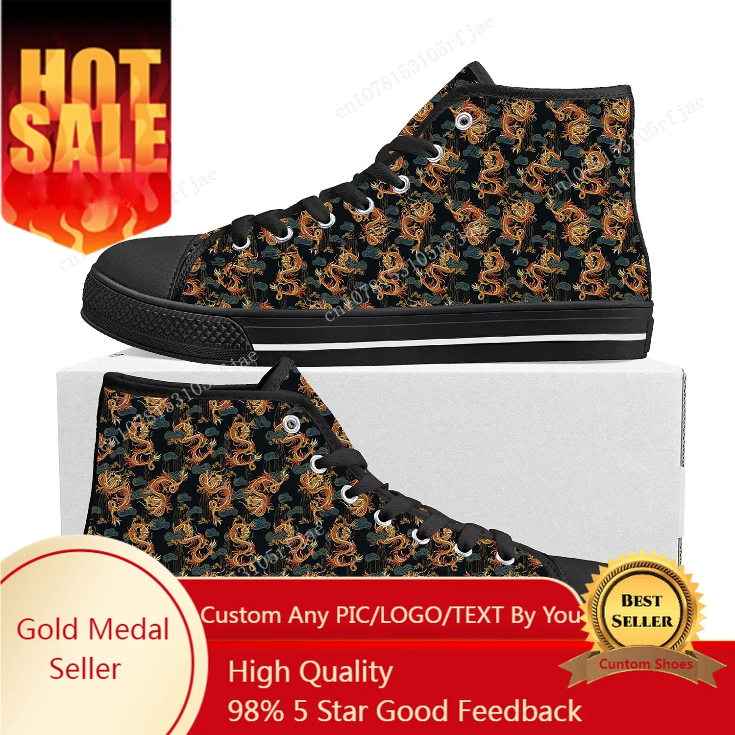 Chinese Dragon Tradition Animals High Top Sneakers Mens Womens Teenager High Quality Canvas Sneaker Custom Built Couple Shoes
Chinese Dragon Tradition Animals High Top Sneakers Mens Womens Teenager High Quality Canvas Sneaker Custom Built Couple Shoes