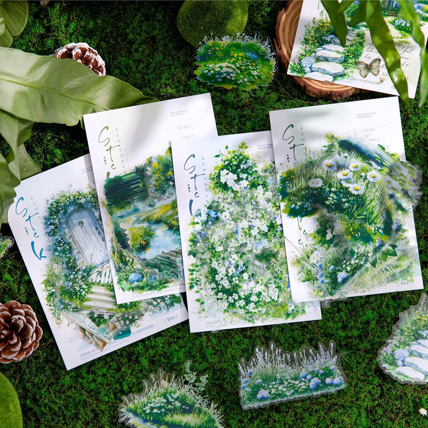 Spreading Greenery Series Vintage Plant Forest Flower Landscape PET Sticker Creative DIY Journal Material Collage Stationery
Spreading Greenery Series Vintage Plant Forest Flower Landscape PET Sticker Creative DIY Journal Material Collage Stationery