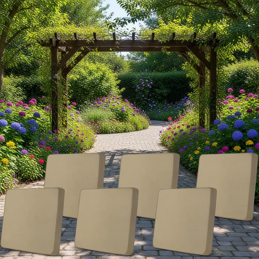 8-Piece Stretch Outdoor Cushion Covers - Waterproof, Washable Patio Furniture Protectors (Khaki Yellow)
8-Piece Stretch Outdoor Cushion Covers - Waterproof, Washable Patio Furniture Protectors (Khaki Yellow)