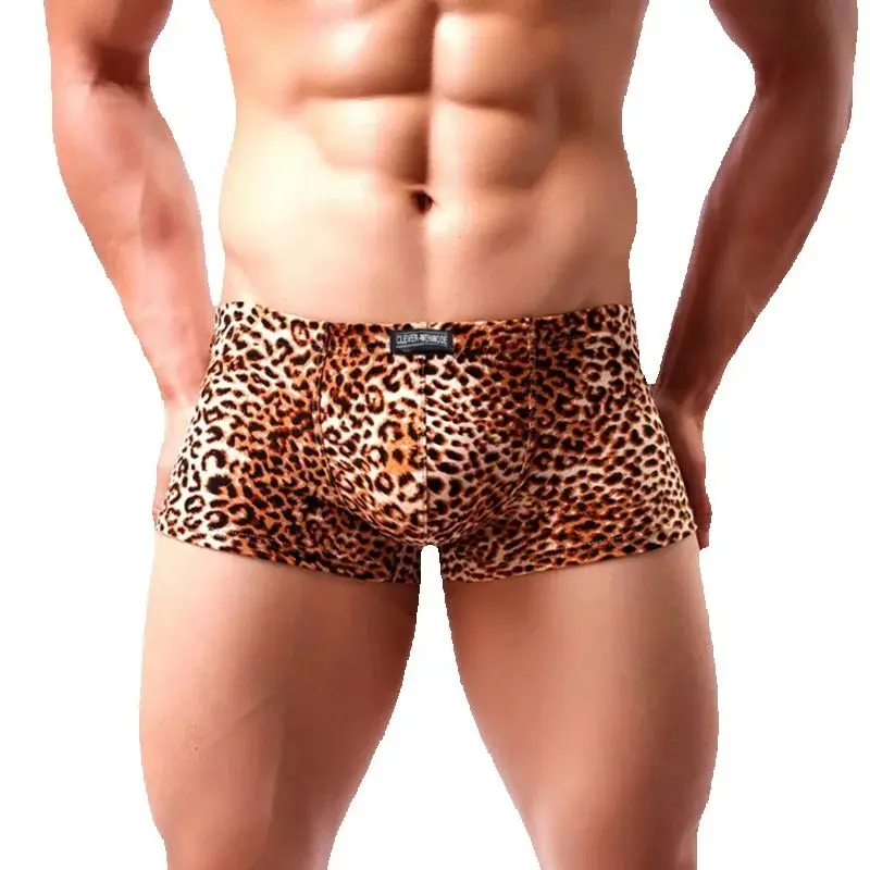 Boxers Leopard Printed Underwear Sexy Men Underpants Erotic Lingerie Wild Style Man Bulge Pouch Panties Boxer Shorts Trunks
Boxers Leopard Printed Underwear Sexy Men Underpants Erotic Lingerie Wild Style Man Bulge Pouch Panties Boxer Shorts Trunks