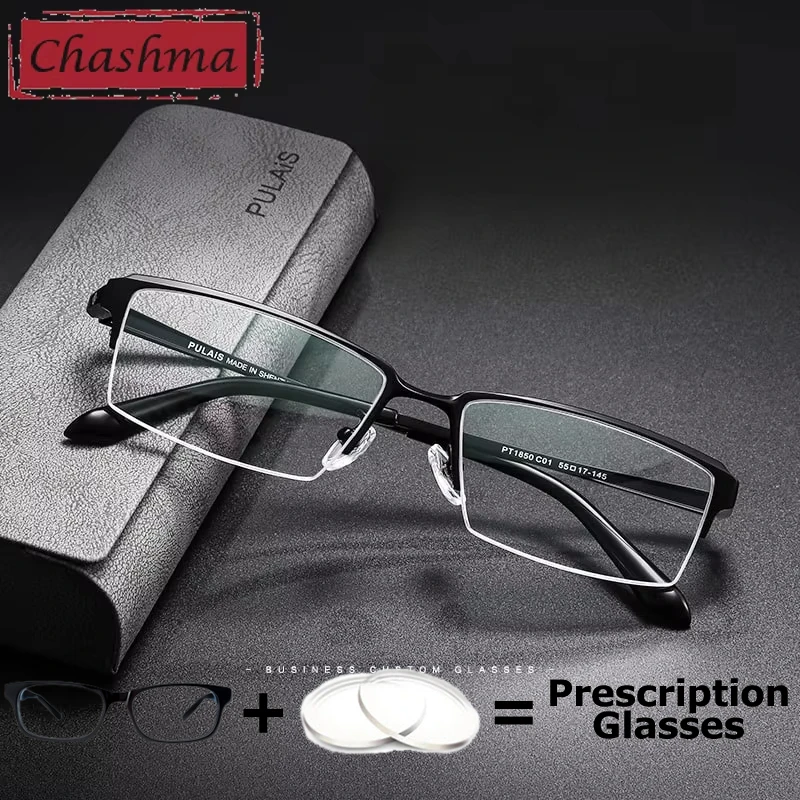 Chashma Pure Titanium Prescription Glasses Men Myopia Eyeglass Super Quality Ultra Light Multifocal Eyewear for Men
Chashma Pure Titanium Prescription Glasses Men Myopia Eyeglass Super Quality Ultra Light Multifocal Eyewear for Men