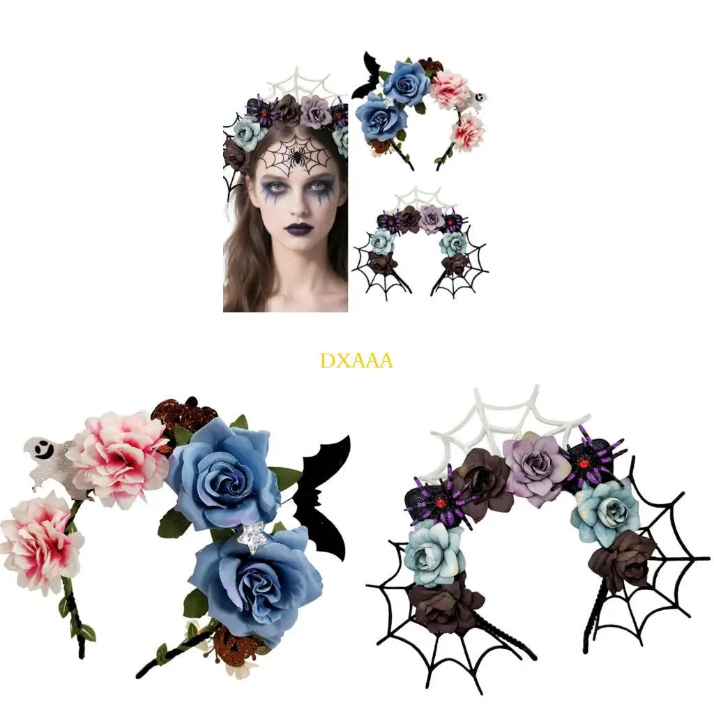 DXAA Halloween Headpiece With Bat Spiders Design Elastic Hair Band For Adults
DXAA Halloween Headpiece With Bat Spiders Design Elastic Hair Band For Adults