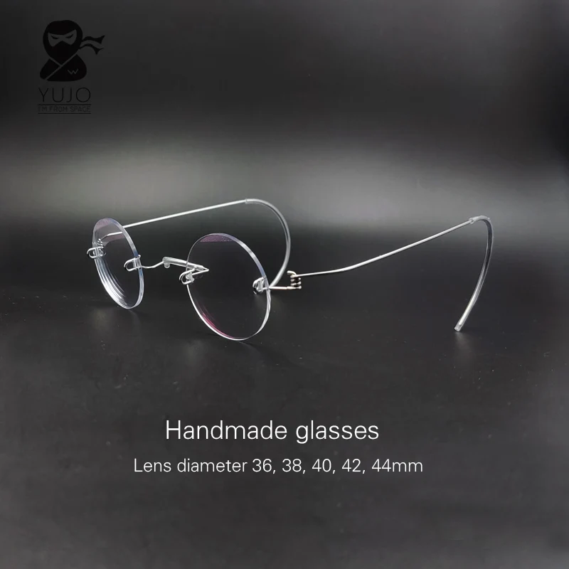 Retro circular myopia prescription reading presbyopia screw free ultra light frameless eyeglass vintage saddle bridge frameless
Retro circular myopia prescription reading presbyopia screw free ultra light frameless eyeglass vintage saddle bridge frameless
