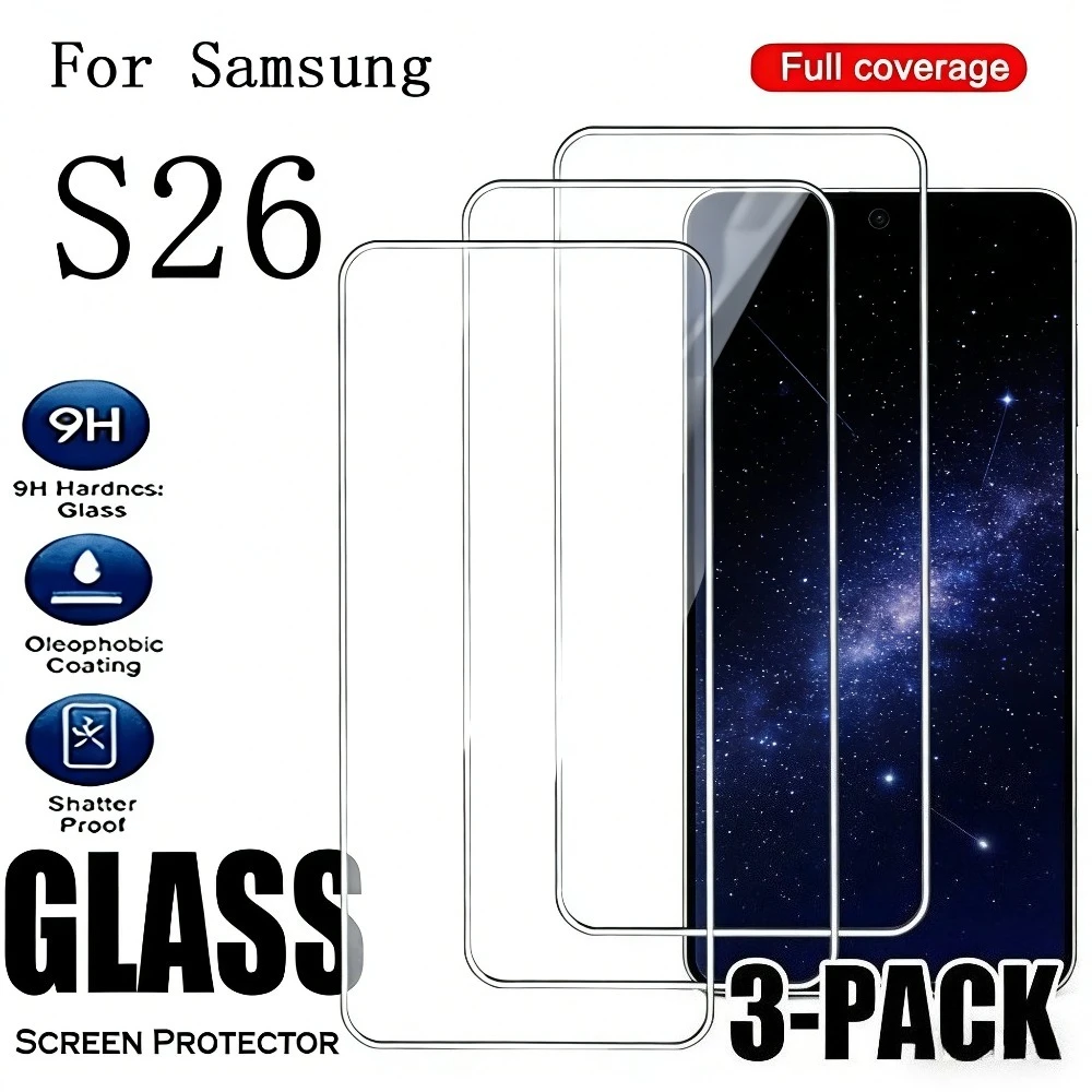 Ультрапрозрачная защитная пленка для экрана Samsung Galaxy S26 S25 S24 Ultra S23 S22 S21 Plus S25 S26 Edge, закаленное стекло с защитой от царапин, 3 шт.
Ультрапрозрачная защитная пленка для экрана Samsung Galaxy S26 S25 S24 Ultra S23 S22 S21 Plus S25 S26 Edge, закаленное стекло с защитой от царапин, 3 шт.