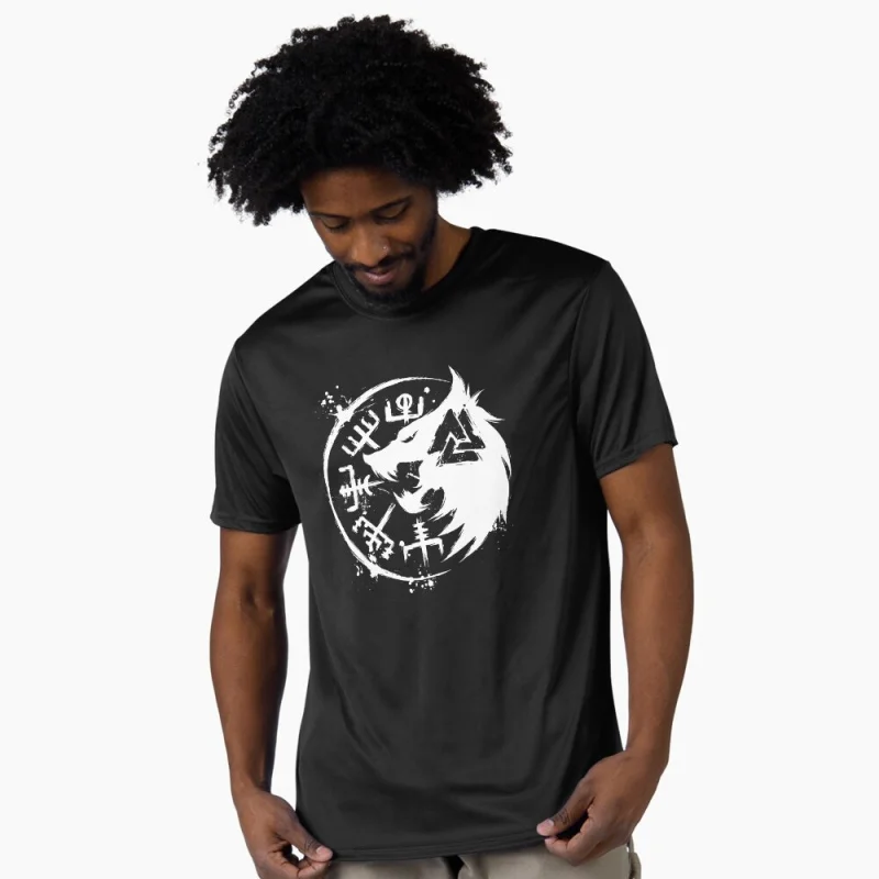 Fenrir Wolf Vegvisir Valknut Retro Viking Gift t shirt Son Of Odin Norse Mythology Valhalla Graphic Clothes All size tops
Fenrir Wolf Vegvisir Valknut Retro Viking Gift t shirt Son Of Odin Norse Mythology Valhalla Graphic Clothes All size tops