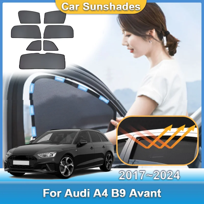 Mesh Visor For Audi A4 B9 Avant 2017 2018~2024 Side Car Sunshade Light Blocking Curtains Sunscreen Covers Stickers Accessories
Mesh Visor For Audi A4 B9 Avant 2017 2018~2024 Side Car Sunshade Light Blocking Curtains Sunscreen Covers Stickers Accessories