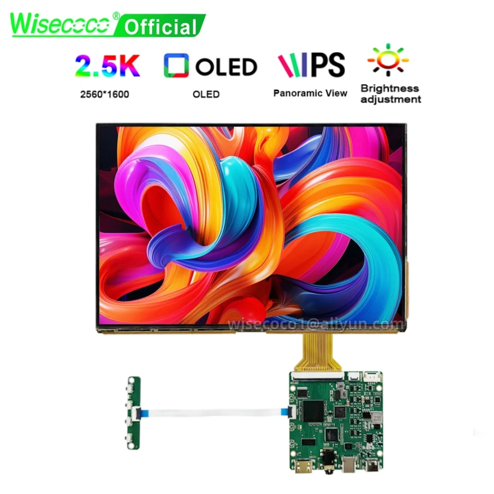 10.5 inch AMOLED OLED Display IPS 2560*1600 100%SRGB For Laptop PC PS5/4 Xbox Game Console Raspberry Pi 5/4B Screen 16:10 Type-C
10.5 inch AMOLED OLED Display IPS 2560*1600 100%SRGB For Laptop PC PS5/4 Xbox Game Console Raspberry Pi 5/4B Screen 16:10 Type-C