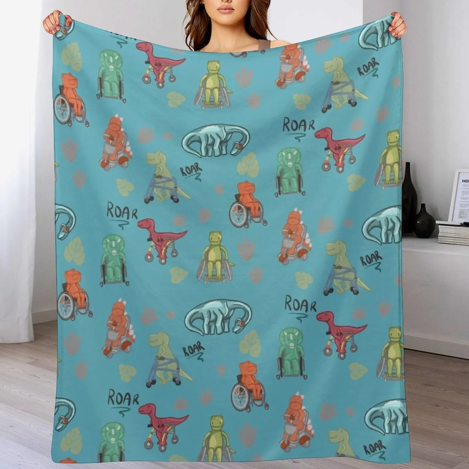 Dinos with Mobility Device Blanket Design Throw Blanket Beautifuls Designers Blankets
Dinos with Mobility Device Blanket Design Throw Blanket Beautifuls Designers Blankets