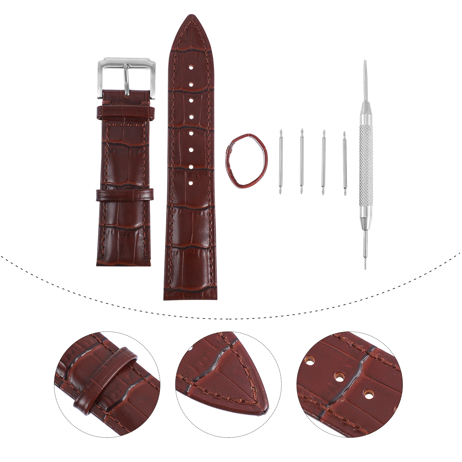 Watch Band 22mm Head Layer Brown Strap Unisex Comfortable Daily Wear Party Gift Wooden Box Included
Watch Band 22mm Head Layer Brown Strap Unisex Comfortable Daily Wear Party Gift Wooden Box Included