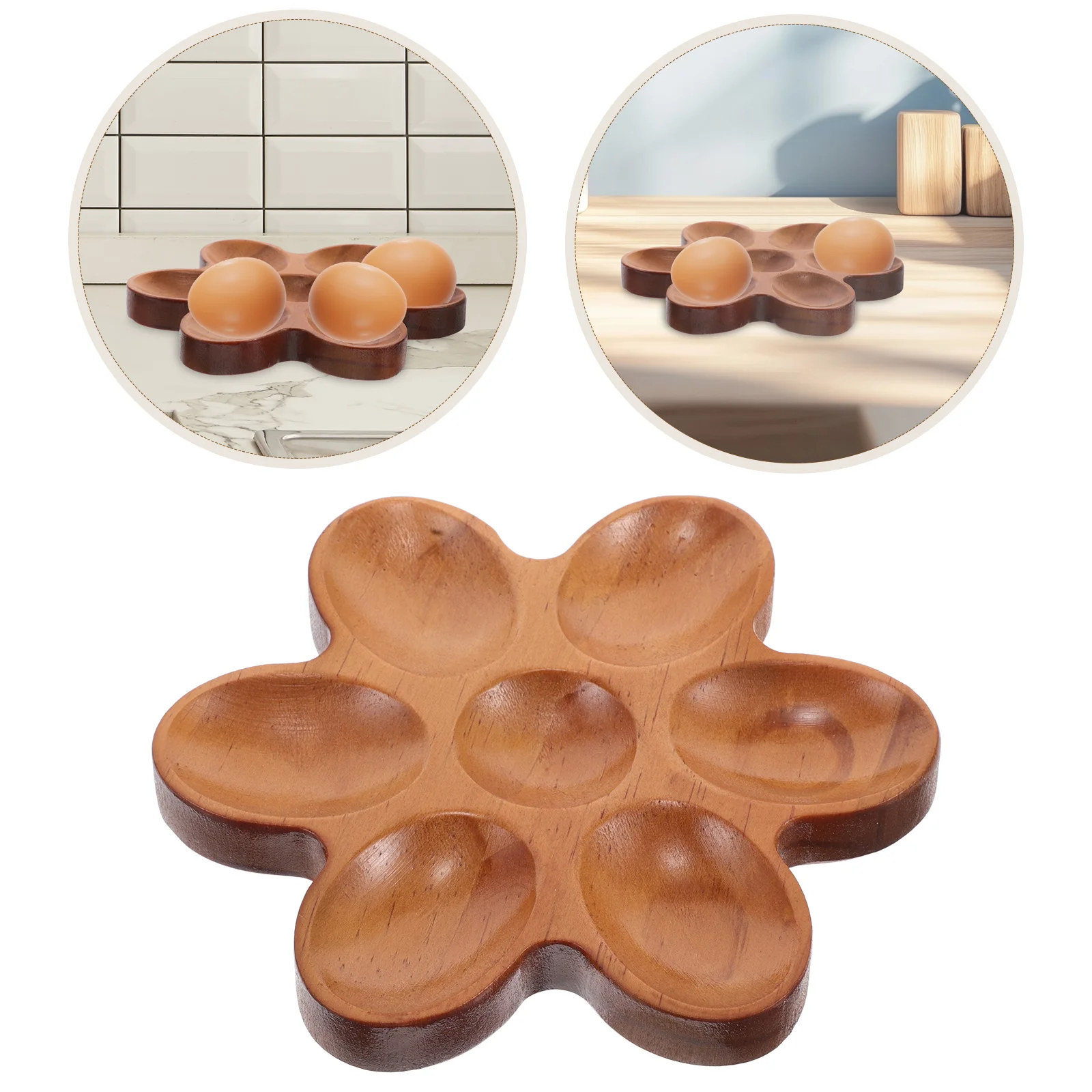 Wooden Egg Tray Cute Counter Storage for Fresh Eggs Household Holder Deviled Serving Platter
Wooden Egg Tray Cute Counter Storage for Fresh Eggs Household Holder Deviled Serving Platter
