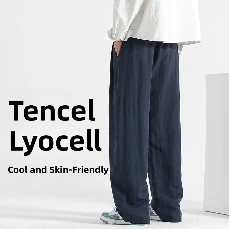 Men's Cotton Linen Wide Leg Pants Straight Cut Casual Trousers Autumn Spring Seasonal Comfortable Breathable mid Waist
Men's Cotton Linen Wide Leg Pants Straight Cut Casual Trousers Autumn Spring Seasonal Comfortable Breathable mid Waist