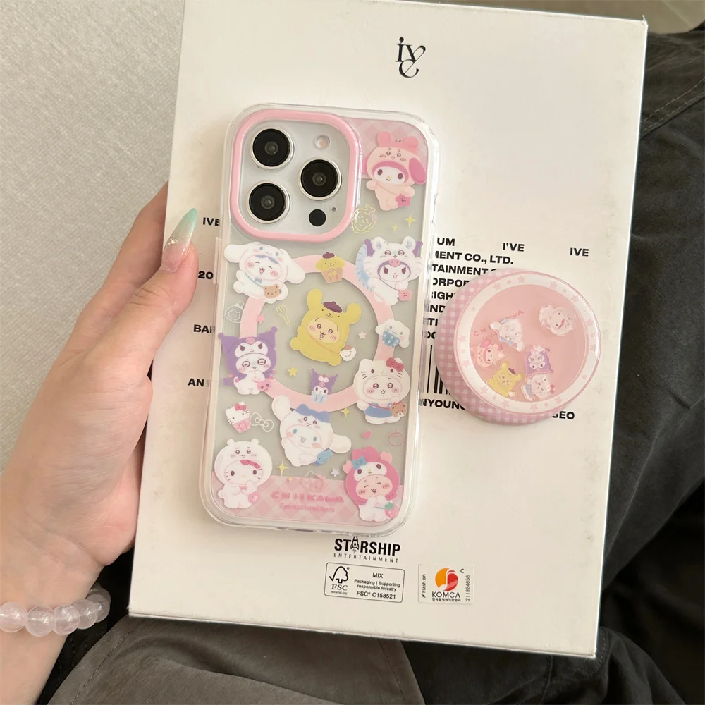 New Cute Cullomi with Magnetic Stand Shockproof Phone Case For iPhone 16 15 14 13 Pro Max Fundas Cartoon Kitty Protective Cover
New Cute Cullomi with Magnetic Stand Shockproof Phone Case For iPhone 16 15 14 13 Pro Max Fundas Cartoon Kitty Protective Cover