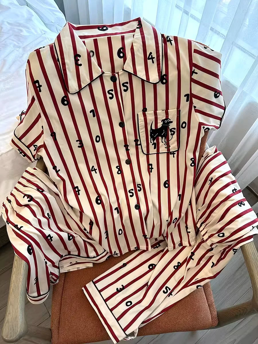 2025 New Couple's Spwear ort Sve Cartoon Dog Tee-piece Set Men's Home Clothes Women's Spring Autumn Cotton Pajamas
2025 New Couple's Spwear ort Sve Cartoon Dog Tee-piece Set Men's Home Clothes Women's Spring Autumn Cotton Pajamas