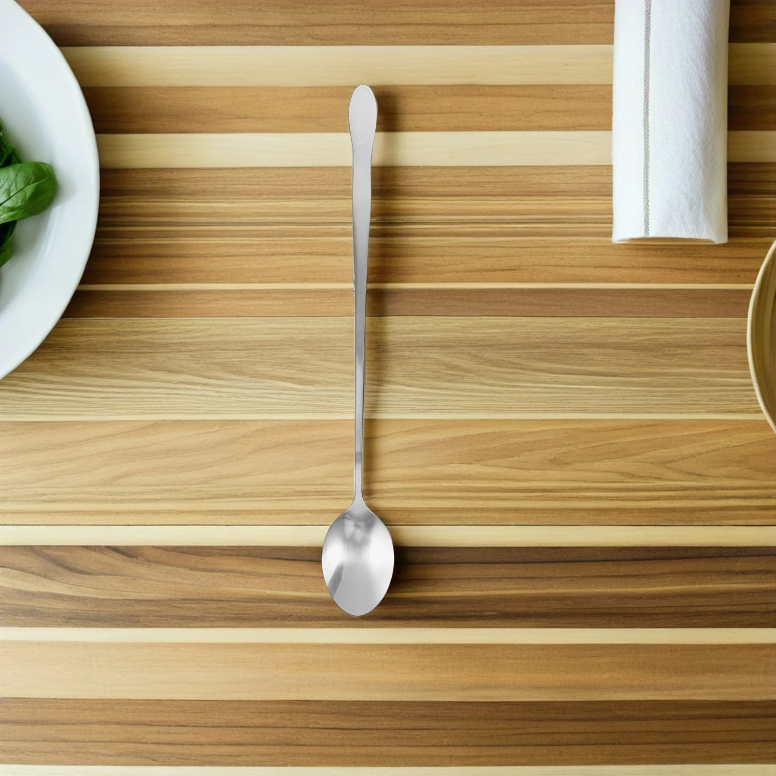 Premium Stainless Steel Long Handle Stirring Spoon for Hot Drinks Cold Beverages Ice Cream - Easy Clean Kitchen Bar Tool
Premium Stainless Steel Long Handle Stirring Spoon for Hot Drinks Cold Beverages Ice Cream - Easy Clean Kitchen Bar Tool