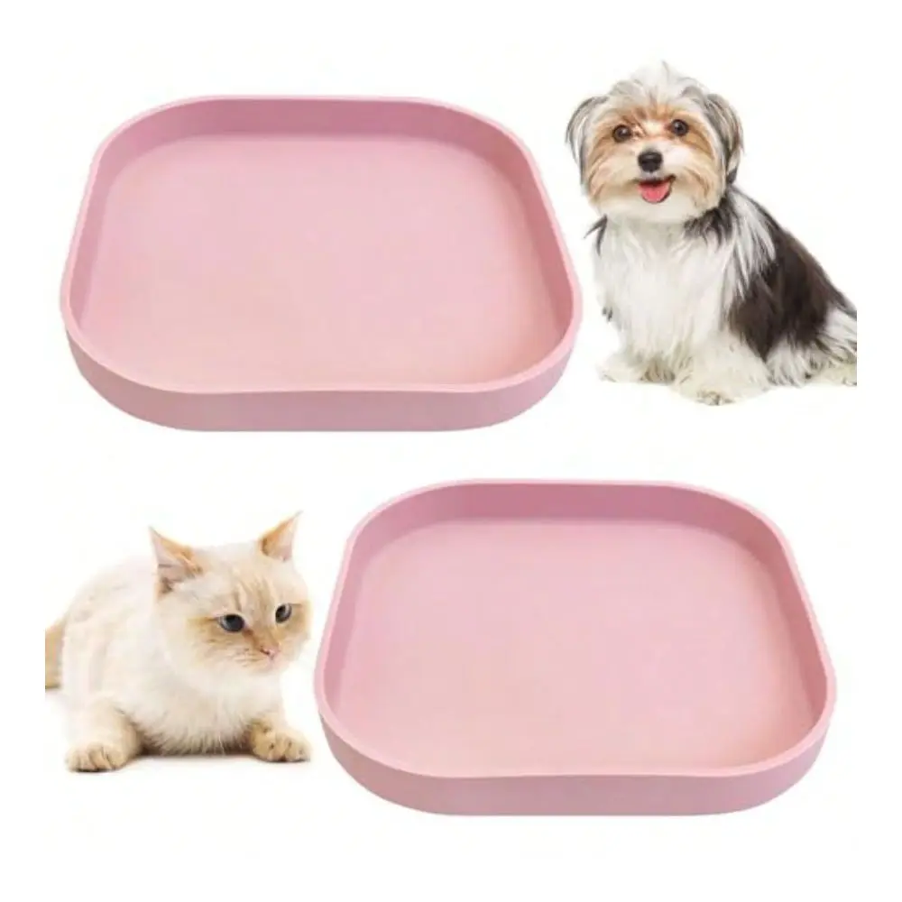 Silicone Cat Bowls Set 5.9 X 5.9 In Shallow Dog Dish Whisker Friendly Cat Food Plate For Dry And Wet Food Dishwasher NonSlip Pe
Silicone Cat Bowls Set 5.9 X 5.9 In Shallow Dog Dish Whisker Friendly Cat Food Plate For Dry And Wet Food Dishwasher NonSlip Pe