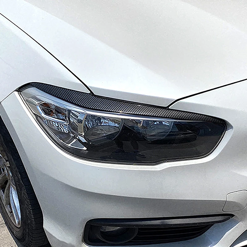 Carbon Fiber Color Car Headlight Eyebrow Eyelids Cover Trim Strips For BMW 1 Series F20 118i 120i 2015-2019 Exterior Accessories
Carbon Fiber Color Car Headlight Eyebrow Eyelids Cover Trim Strips For BMW 1 Series F20 118i 120i 2015-2019 Exterior Accessories