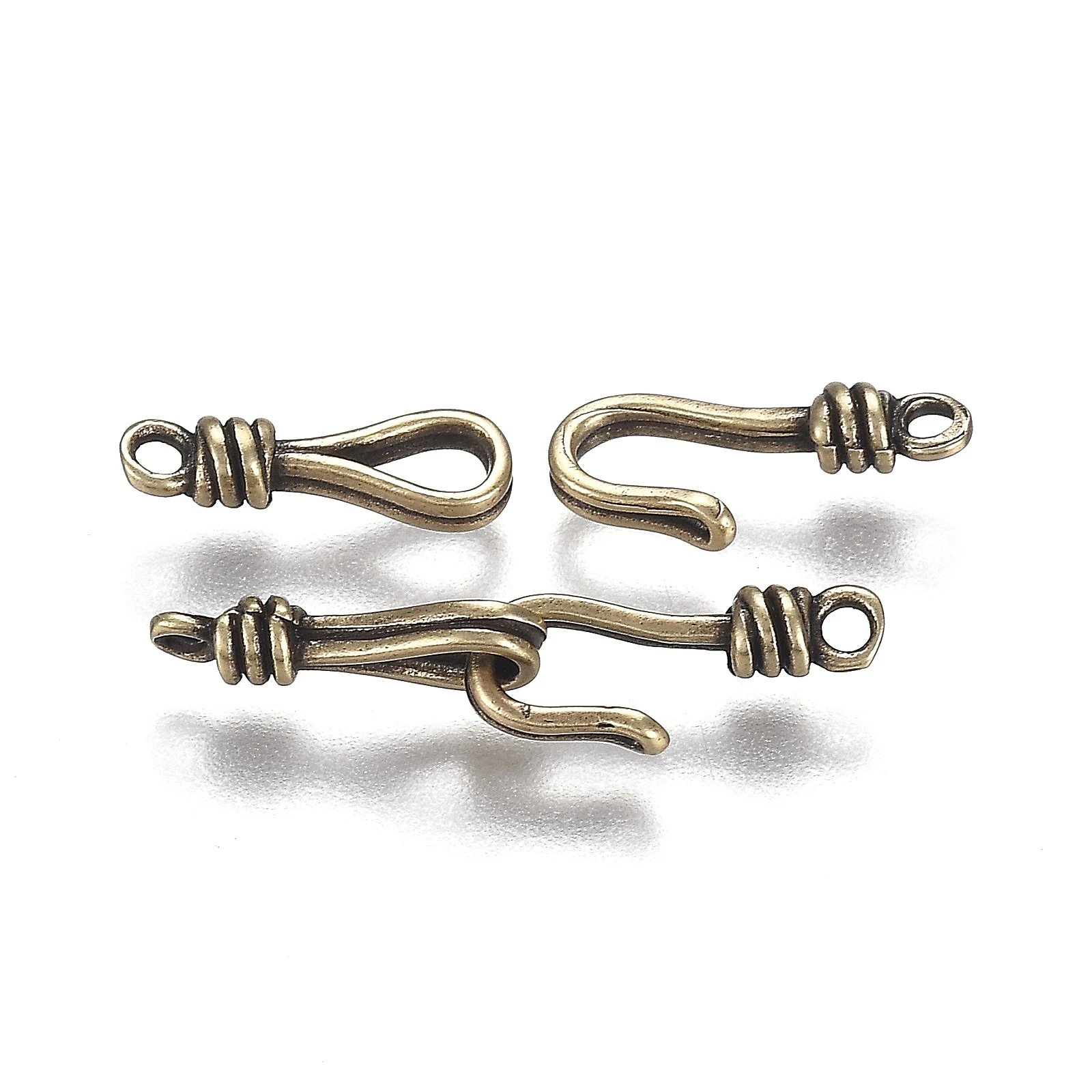 5 Set Brass Hook and Eye Clasps Long-Lasting Plated for Making DIY Jewelry Necklace Bracelet Accessories
5 Set Brass Hook and Eye Clasps Long-Lasting Plated for Making DIY Jewelry Necklace Bracelet Accessories