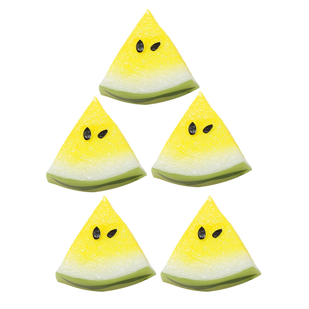 5 Pcs Miniature Artificial Watermelon Slice Fruits Toy Lasting Detailed House Decor Prop Models Montessori Educational
5 Pcs Miniature Artificial Watermelon Slice Fruits Toy Lasting Detailed House Decor Prop Models Montessori Educational