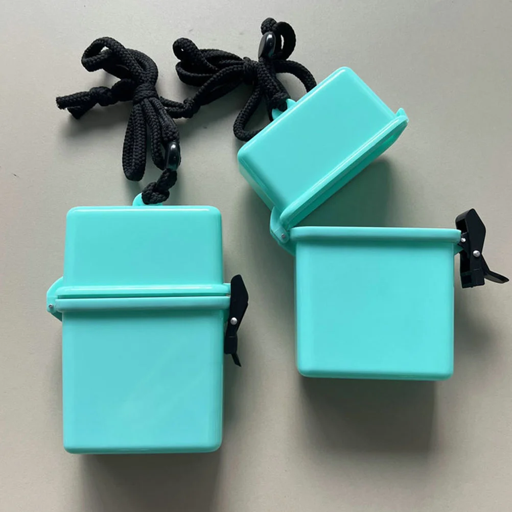 3Pcs Waterproof Case Plastic Holder Plastic Container Lanyard Portable Storage Box for Men Outdoor Sports Container
3Pcs Waterproof Case Plastic Holder Plastic Container Lanyard Portable Storage Box for Men Outdoor Sports Container