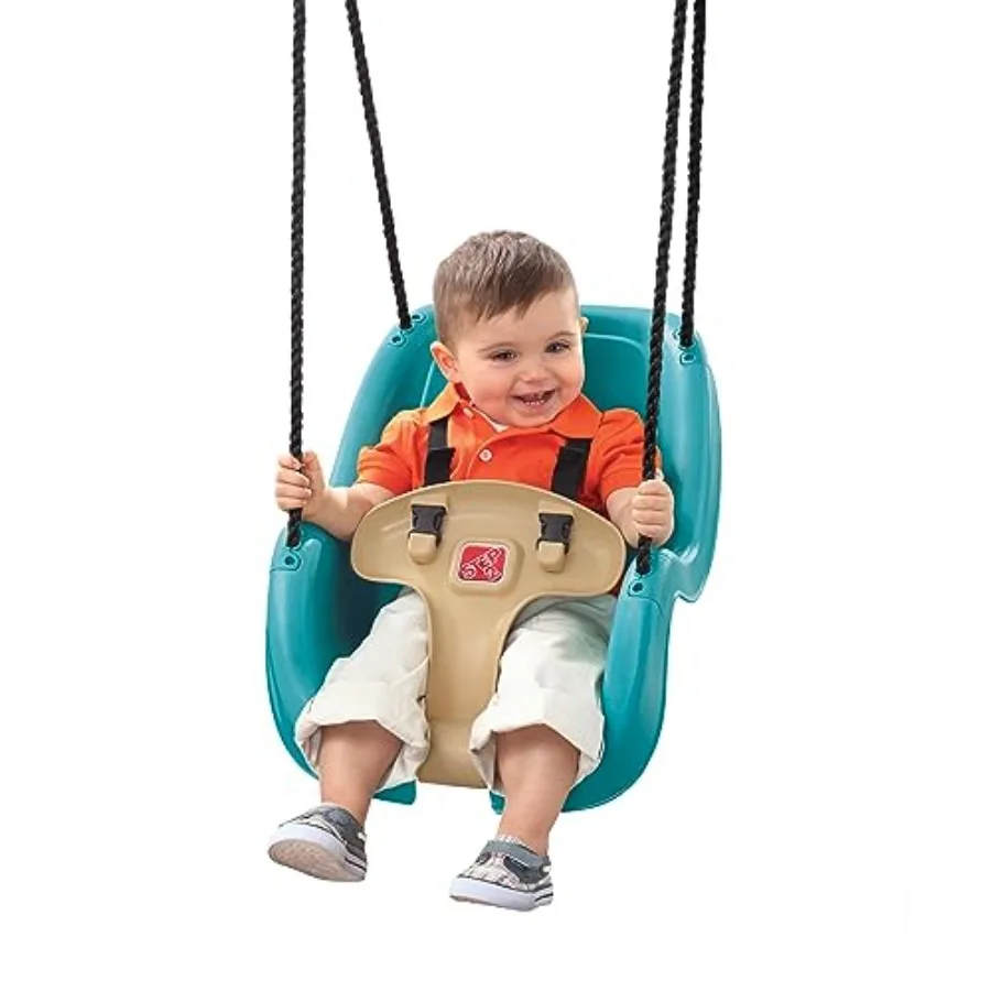 Infant to Toddler Outdoor Swing Seat with Secure Harness Weather-Resistant Rope Bucket Style for Backyard Playset Compatible wi
Infant to Toddler Outdoor Swing Seat with Secure Harness Weather-Resistant Rope Bucket Style for Backyard Playset Compatible wi
