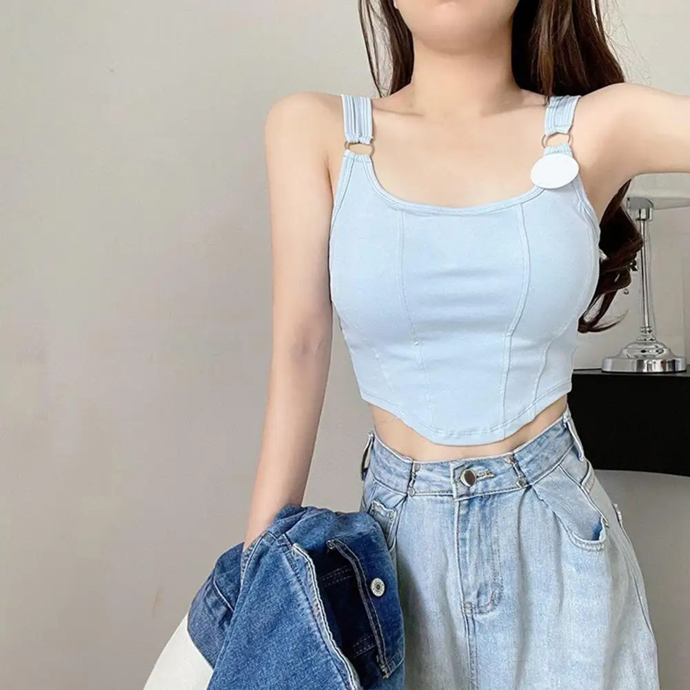 Women Vest Camisole Letter Embroidery Backless Stretchy Sleeveless Short Summer Prty Crop Top
Women Vest Camisole Letter Embroidery Backless Stretchy Sleeveless Short Summer Prty Crop Top