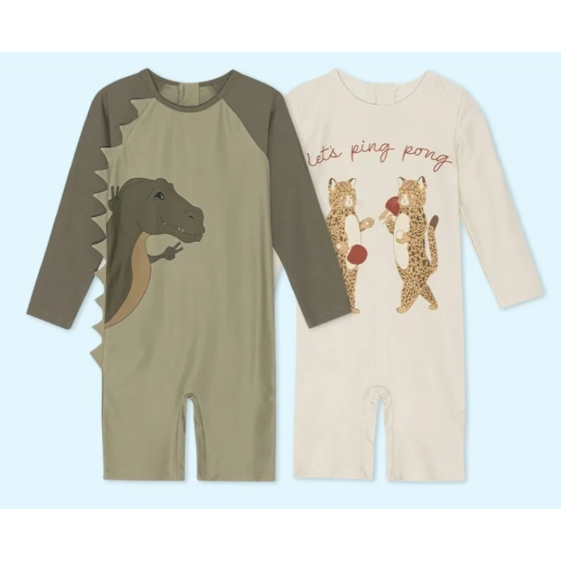 Новые летние купальники для мальчиков, быстросохнущий цельный купальник для мальчиков, детские купальники с леопардовым принтом динозавра, детские купальники
Новые летние купальники для мальчиков, быстросохнущий цельный купальник для мальчиков, детские купальники с леопардовым принтом динозавра, детские купальники