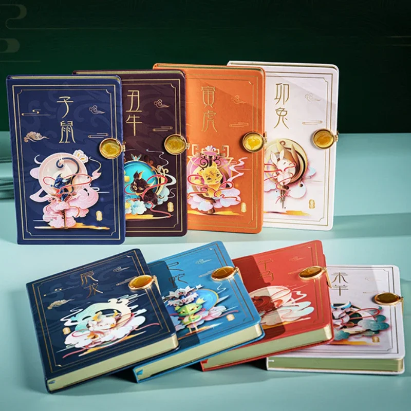 Блокнот из серии китайского зодиака из искусственной кожи с горизонтальной страницей A5, блокнот для бизнеса, офиса, планировщик, канцелярские принадлежности для студентов
Блокнот из серии китайского зодиака из искусственной кожи с горизонтальной страницей A5, блокнот для бизнеса, офиса, планировщик, канцелярские принадлежности для студентов