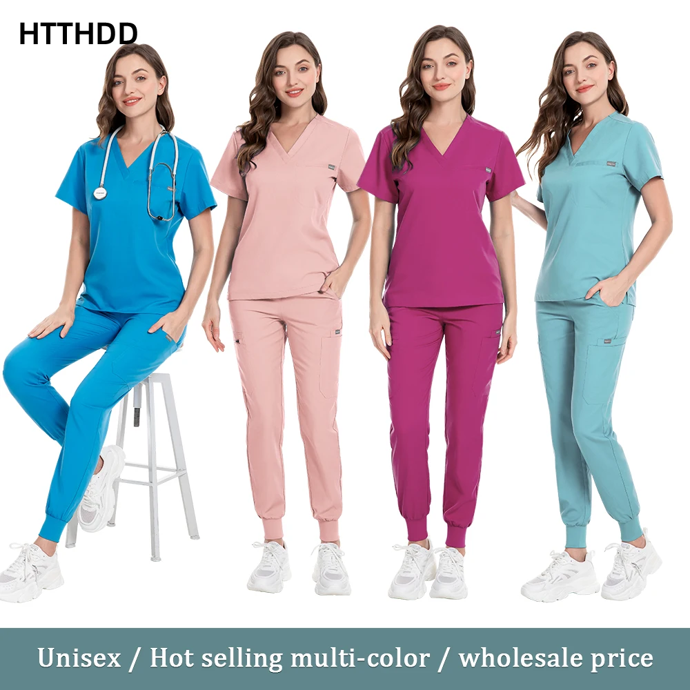Pet Hospital Medical Nurse Doctor Scrubs Uniform Suit Beauty Salon Healthcare Pharmacy Work Wear V-neck Top Pants Sets Wholesale
Pet Hospital Medical Nurse Doctor Scrubs Uniform Suit Beauty Salon Healthcare Pharmacy Work Wear V-neck Top Pants Sets Wholesale