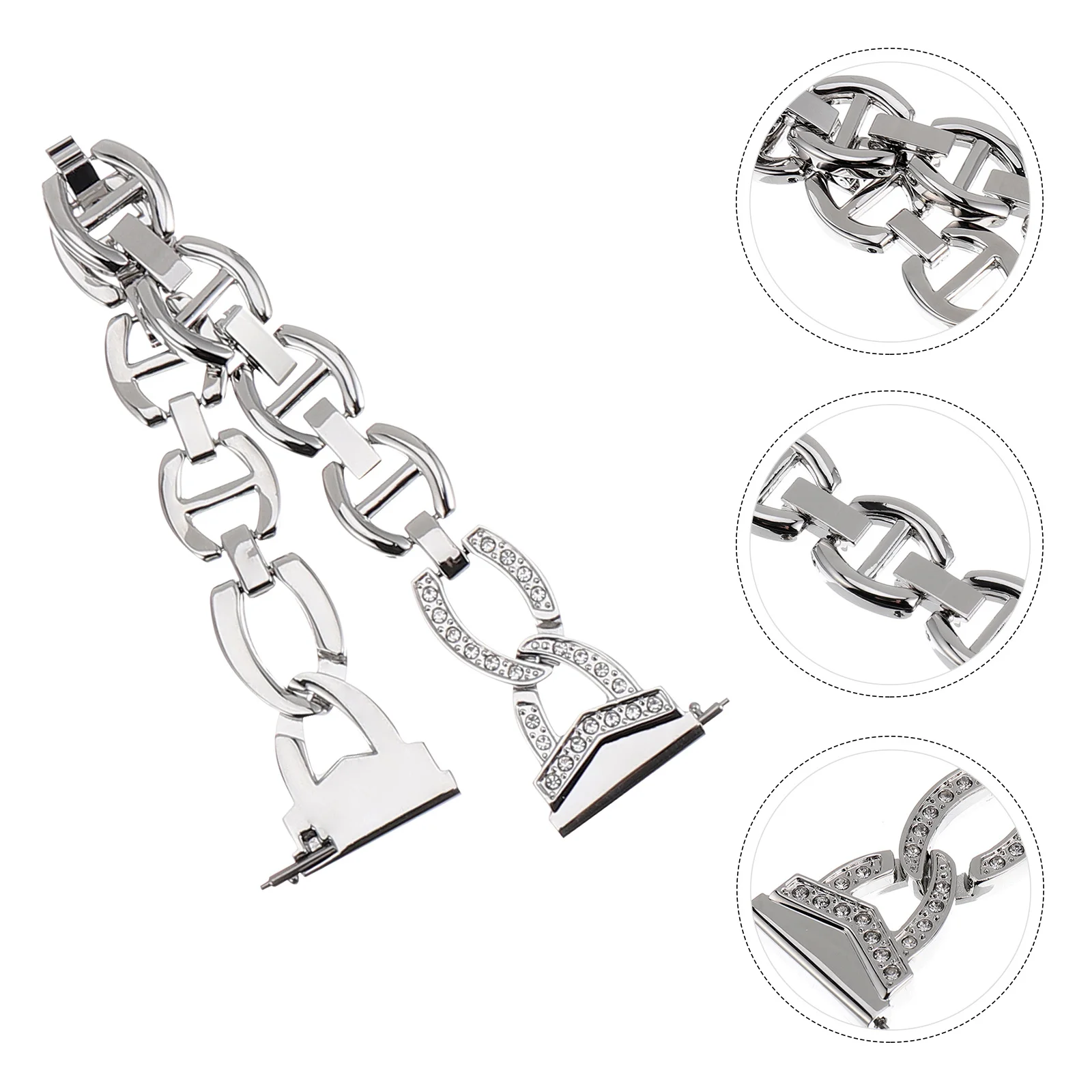 Stainless Steel Metal Watch Band Adjustable Folding Clasp Luxury Casual Strap Compatible Watch2 Watch3 Men Women
Stainless Steel Metal Watch Band Adjustable Folding Clasp Luxury Casual Strap Compatible Watch2 Watch3 Men Women