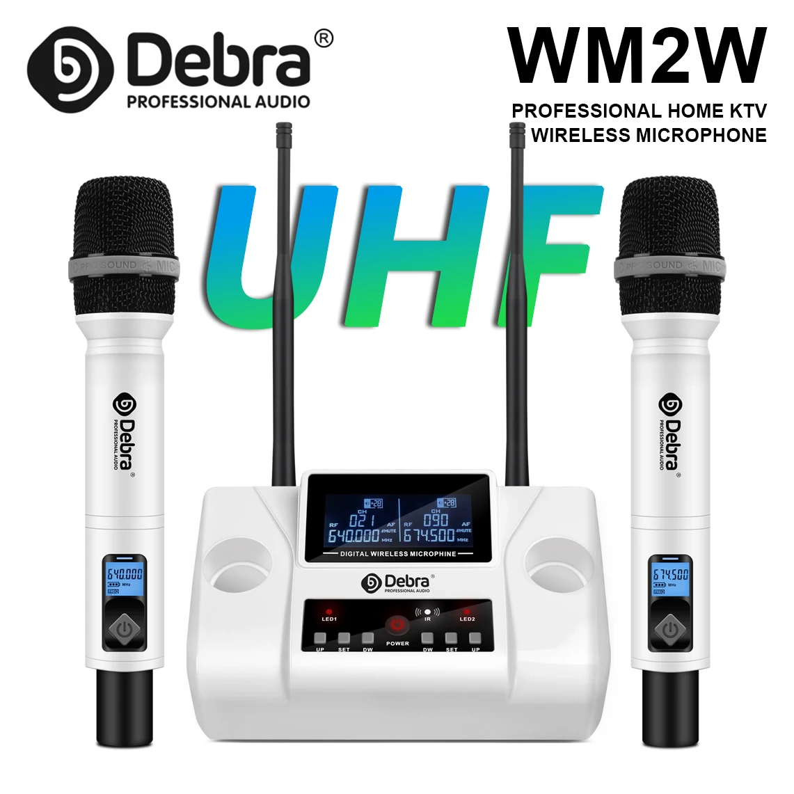 Новый беспроводной микрофон для караоке WM2W, ручной микрофон, 520-790 МГц, длинный аккумулятор, диапазон 50 м/164 футов для караоке, живой сцены, выступления
Новый беспроводной микрофон для караоке WM2W, ручной микрофон, 520-790 МГц, длинный аккумулятор, диапазон 50 м/164 футов для караоке, живой сцены, выступления