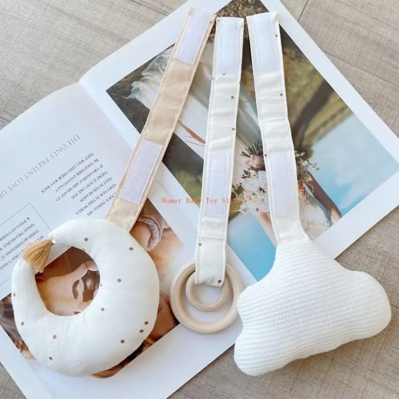 J0PF 3 Packs Baby Gym Hanging Toy Baby Cotton Sensory Teething Toy Baby Playing Activity Gym Toy Newborn Babies Gift
J0PF 3 Packs Baby Gym Hanging Toy Baby Cotton Sensory Teething Toy Baby Playing Activity Gym Toy Newborn Babies Gift