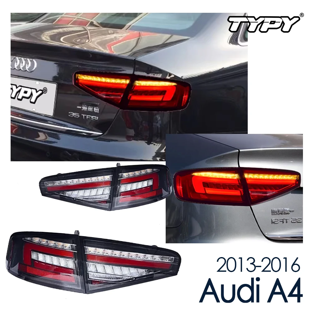 Car For Audi A4 Taillights 2013-2016 Upgrade Modified To New DRL Dynamic Turn Signal LED Taillight Auto Accessories
Car For Audi A4 Taillights 2013-2016 Upgrade Modified To New DRL Dynamic Turn Signal LED Taillight Auto Accessories