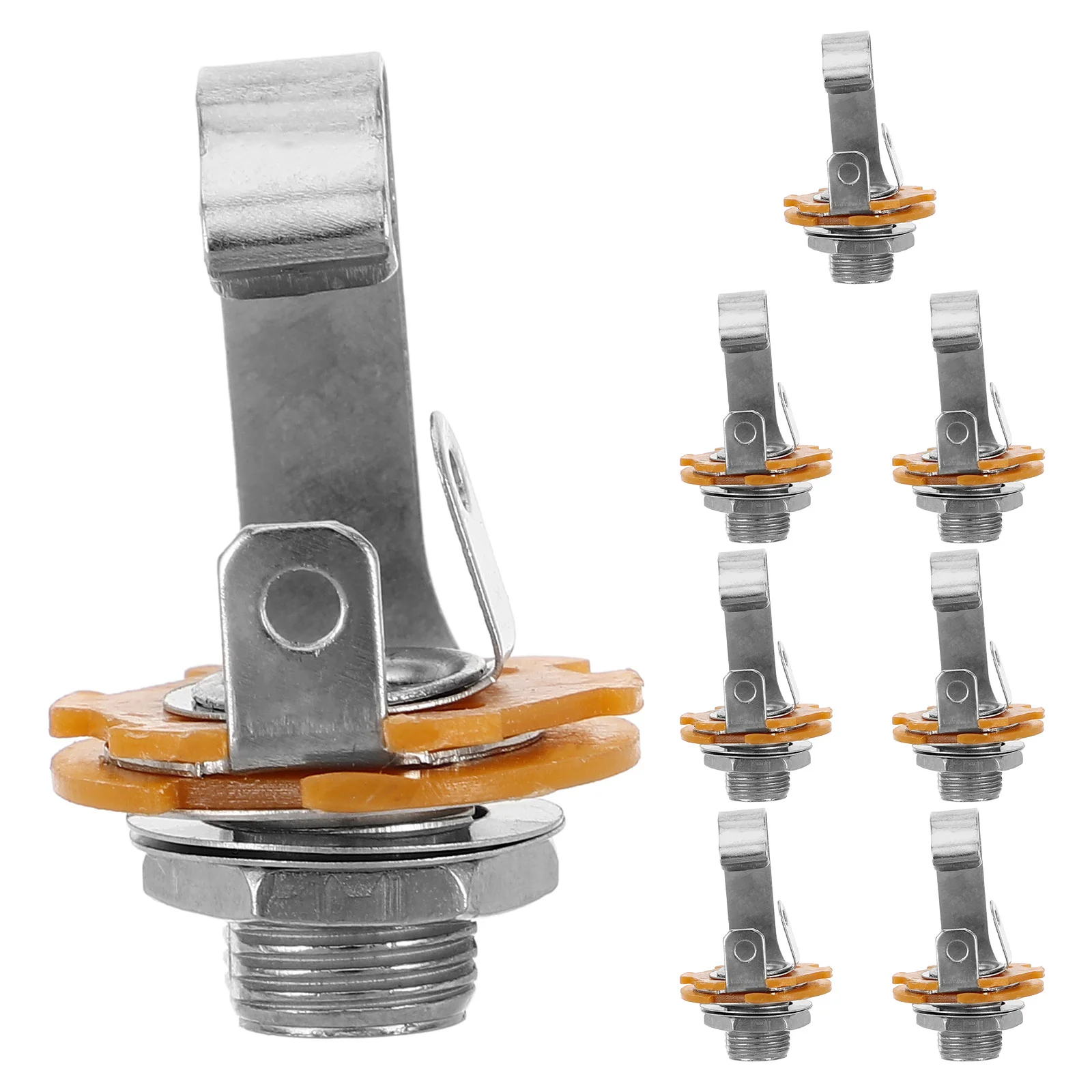 8 PCS Mono Input Jack Guitar Socket Square Amplifier Accessories Audio Adapter Stereo Panel Microphone
8 PCS Mono Input Jack Guitar Socket Square Amplifier Accessories Audio Adapter Stereo Panel Microphone