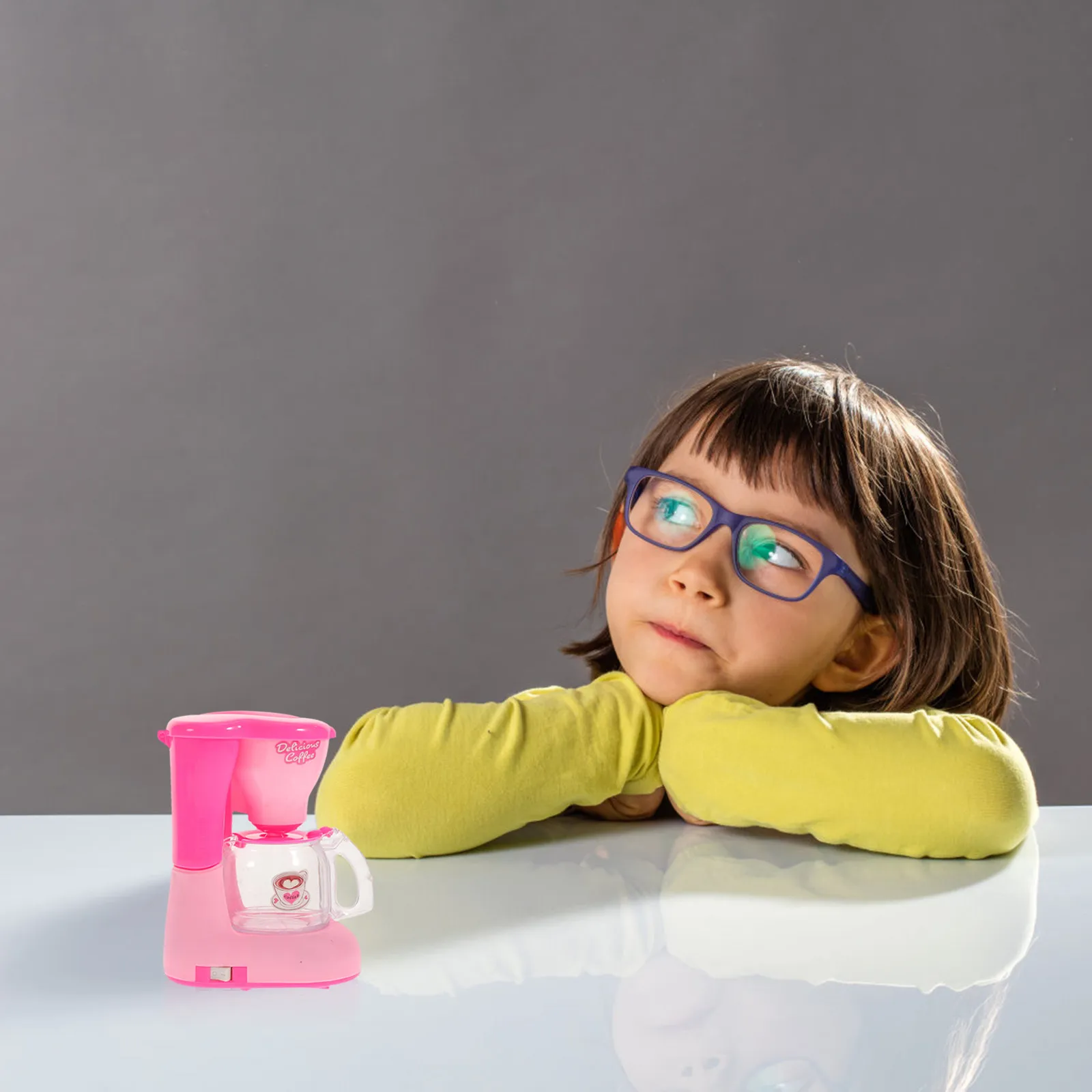 Kid Electric Coffee Machine Play Set Develops Creativity Imagination Hands on Ability Role Play Gift Dollhouse Toy
Kid Electric Coffee Machine Play Set Develops Creativity Imagination Hands on Ability Role Play Gift Dollhouse Toy
