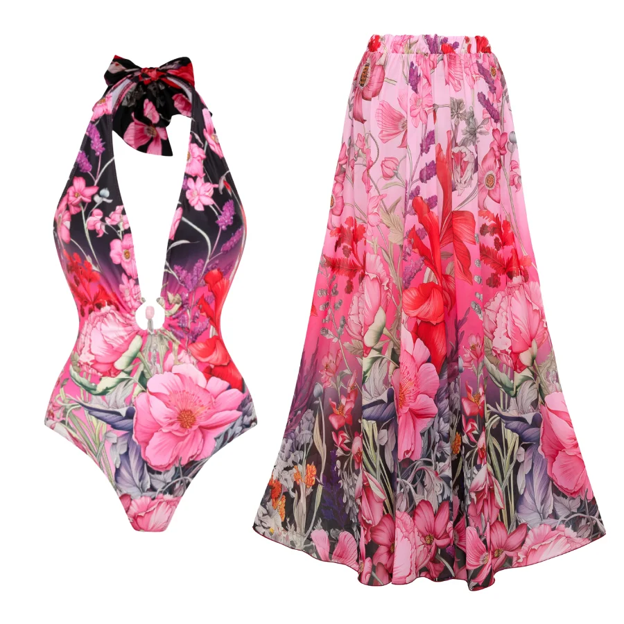 2024 V Neck Floral Print One Piece Swimsuit and Skirt Clearance Wholesale Bathing Suit Bodysuit Dress
2024 V Neck Floral Print One Piece Swimsuit and Skirt Clearance Wholesale Bathing Suit Bodysuit Dress