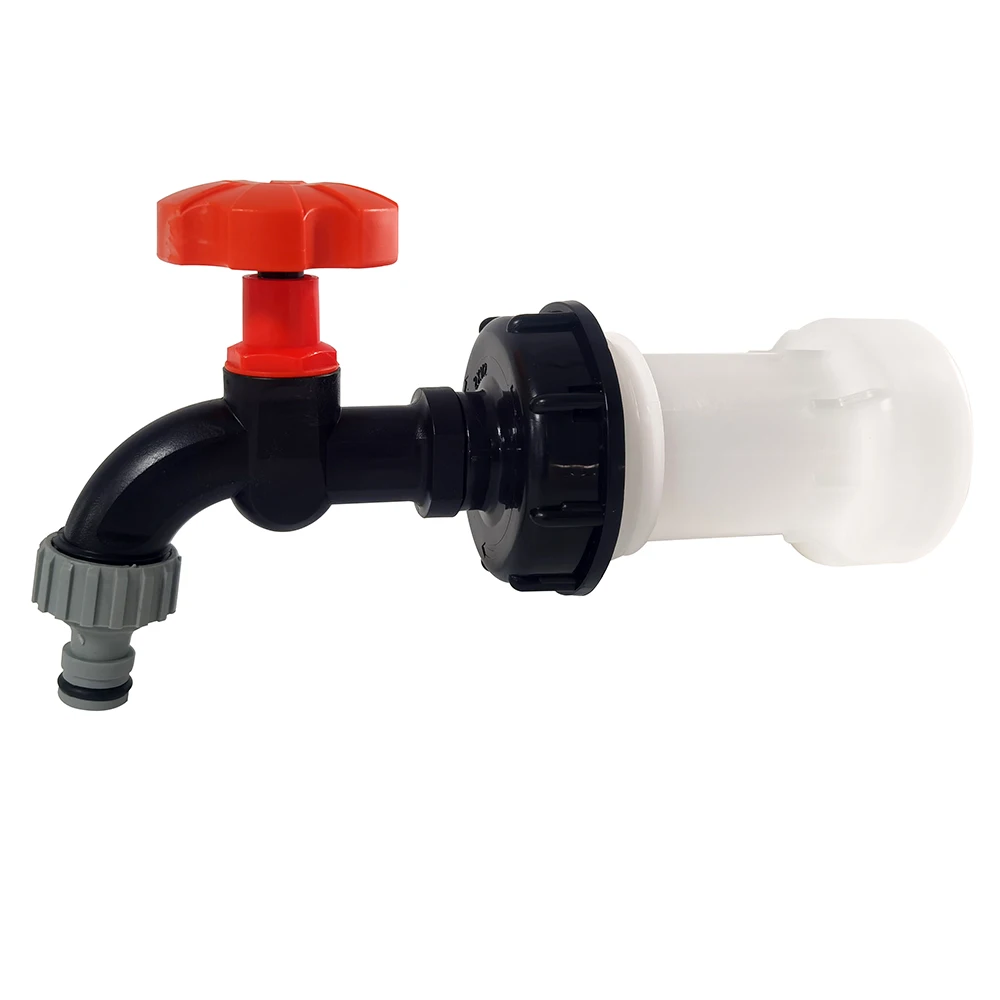 S60 Coarse Thread IBC Tank Tap Elbow PE Pipe Connector 1/2 '' Water Coupling Water Tank Hose Faucet Connector
S60 Coarse Thread IBC Tank Tap Elbow PE Pipe Connector 1/2 '' Water Coupling Water Tank Hose Faucet Connector