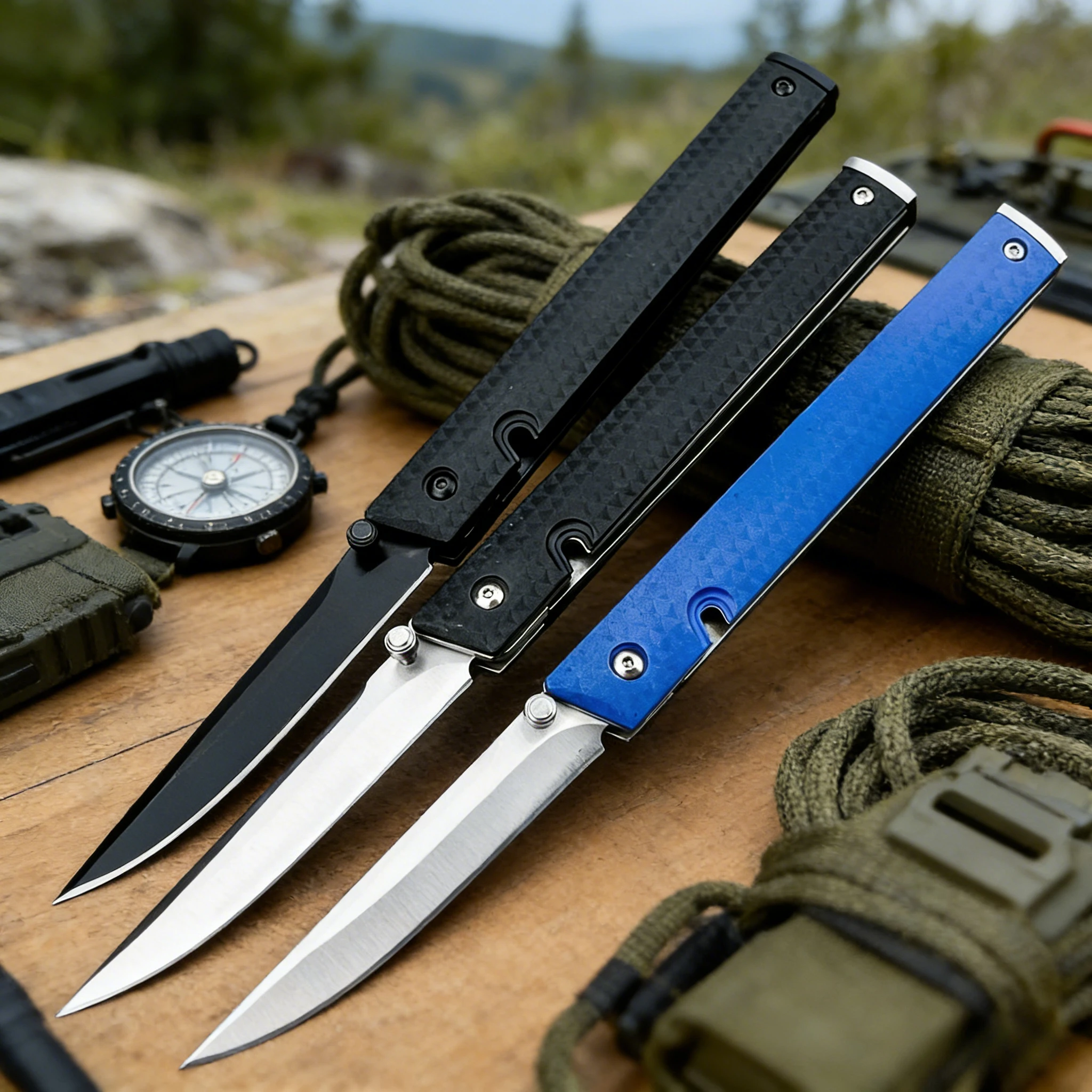 7096 CEO Everyday Carry Folding Knife, 8Cr13Mov Steel Blade, Nylon Handle, Outdoor Camping and Fishing Pocket EDC Tool
7096 CEO Everyday Carry Folding Knife, 8Cr13Mov Steel Blade, Nylon Handle, Outdoor Camping and Fishing Pocket EDC Tool