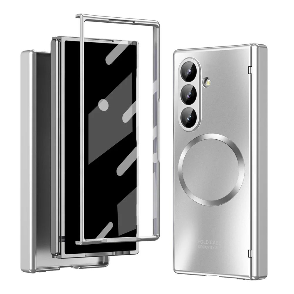2026 Tempered Film Sceen Protection Plating Magnetic Phone Case for Samsung Z Fold 7 6 5 Zfold7 Luxury for Hinge Armor Cover
2026 Tempered Film Sceen Protection Plating Magnetic Phone Case for Samsung Z Fold 7 6 5 Zfold7 Luxury for Hinge Armor Cover