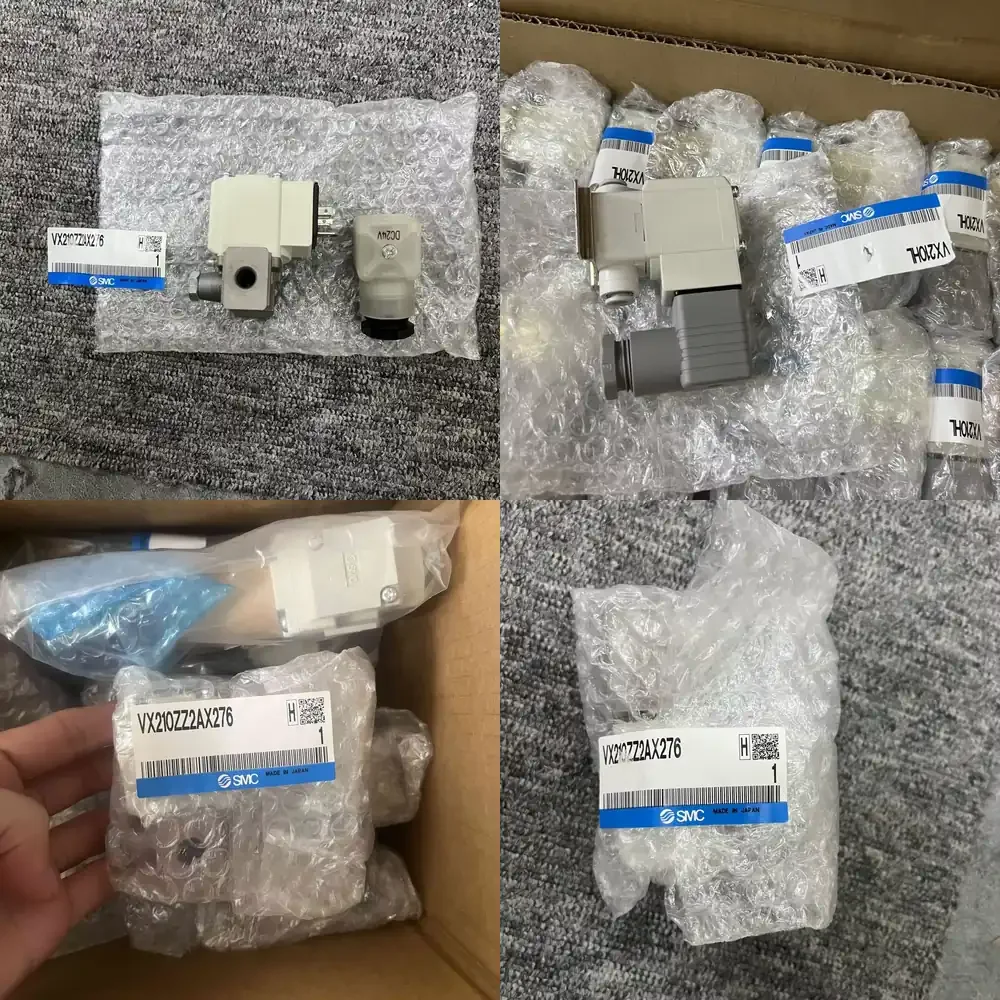 SMC Original Solenoid Valve VX210ZZ2AX276 Pneumatic Sealing test Solenoid Valve,Two-way Electromagnetic Valve
SMC Original Solenoid Valve VX210ZZ2AX276 Pneumatic Sealing test Solenoid Valve,Two-way Electromagnetic Valve