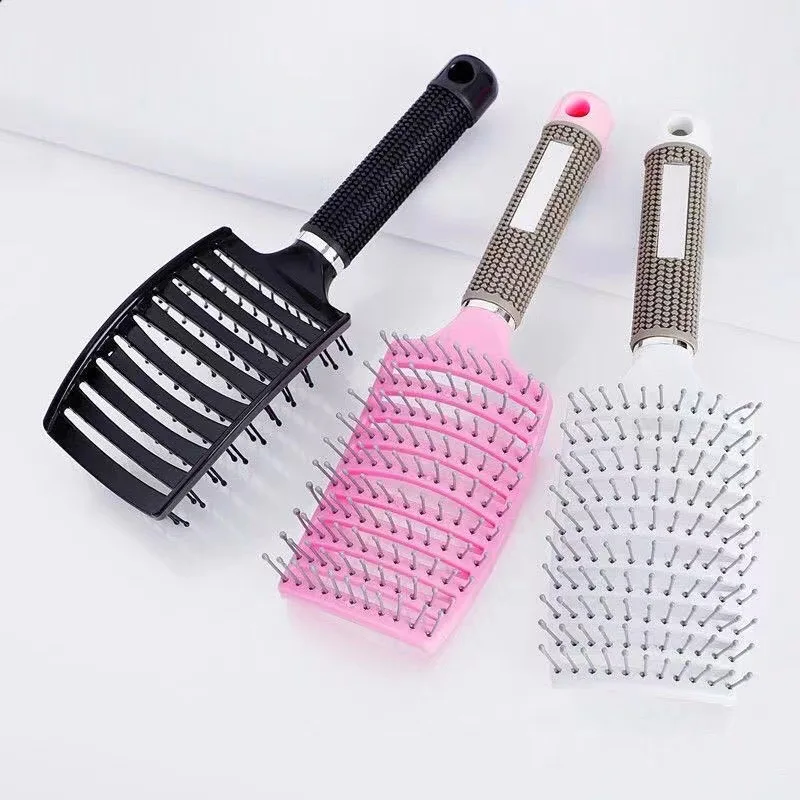 Расческа для укладки волос, профессиональная изогнутая вентилируемая щетка для быстрого сушки феном, лопатка для распутывания волос для влажной и сухой вьющихся прядей
Расческа для укладки волос, профессиональная изогнутая вентилируемая щетка для быстрого сушки феном, лопатка для распутывания волос для влажной и сухой вьющихся прядей