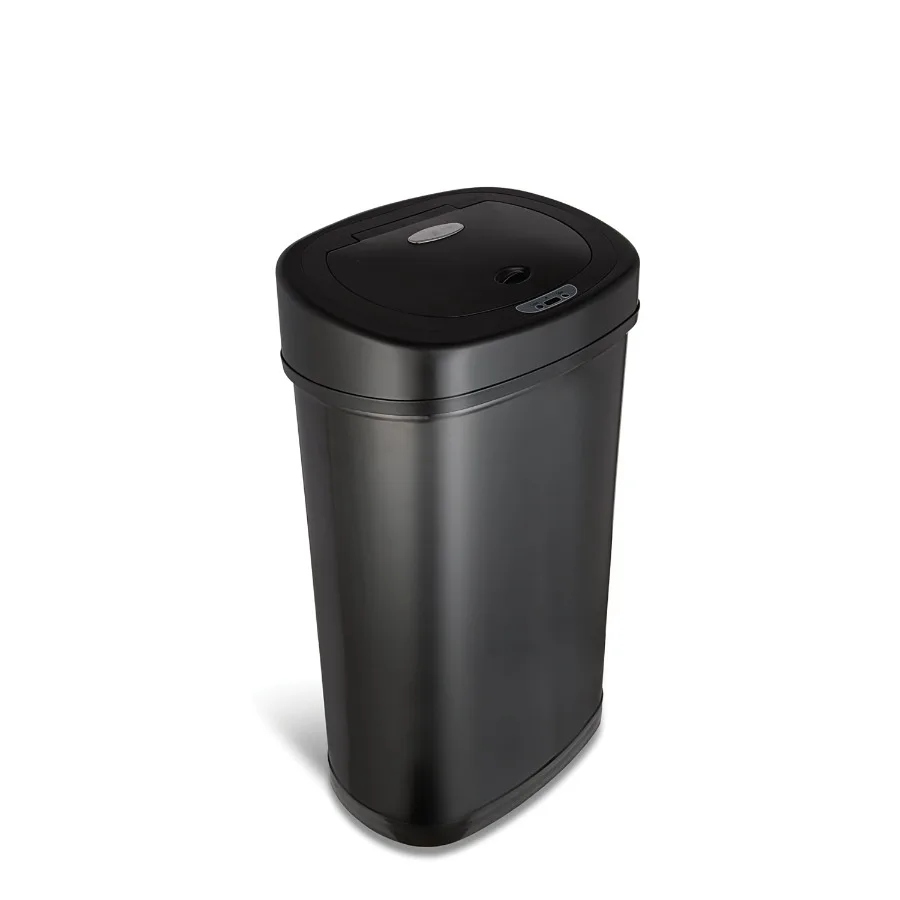 Automatic Kitchen Trash Can 13.2 Gallon Stainless Steel Motion Sensor Garbage Bin with Soft Close Lid Black
Automatic Kitchen Trash Can 13.2 Gallon Stainless Steel Motion Sensor Garbage Bin with Soft Close Lid Black
