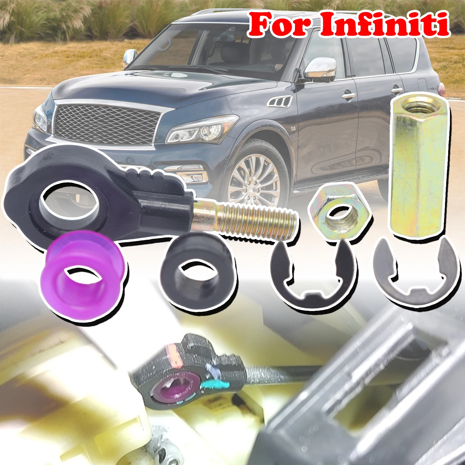 Gear Shift Cable For Infiniti G20 i30 i35 JX35 QX4 Qx60 Eyelet Control Bushing Shifter Lever Selector End Rod Connect Adapter
Gear Shift Cable For Infiniti G20 i30 i35 JX35 QX4 Qx60 Eyelet Control Bushing Shifter Lever Selector End Rod Connect Adapter