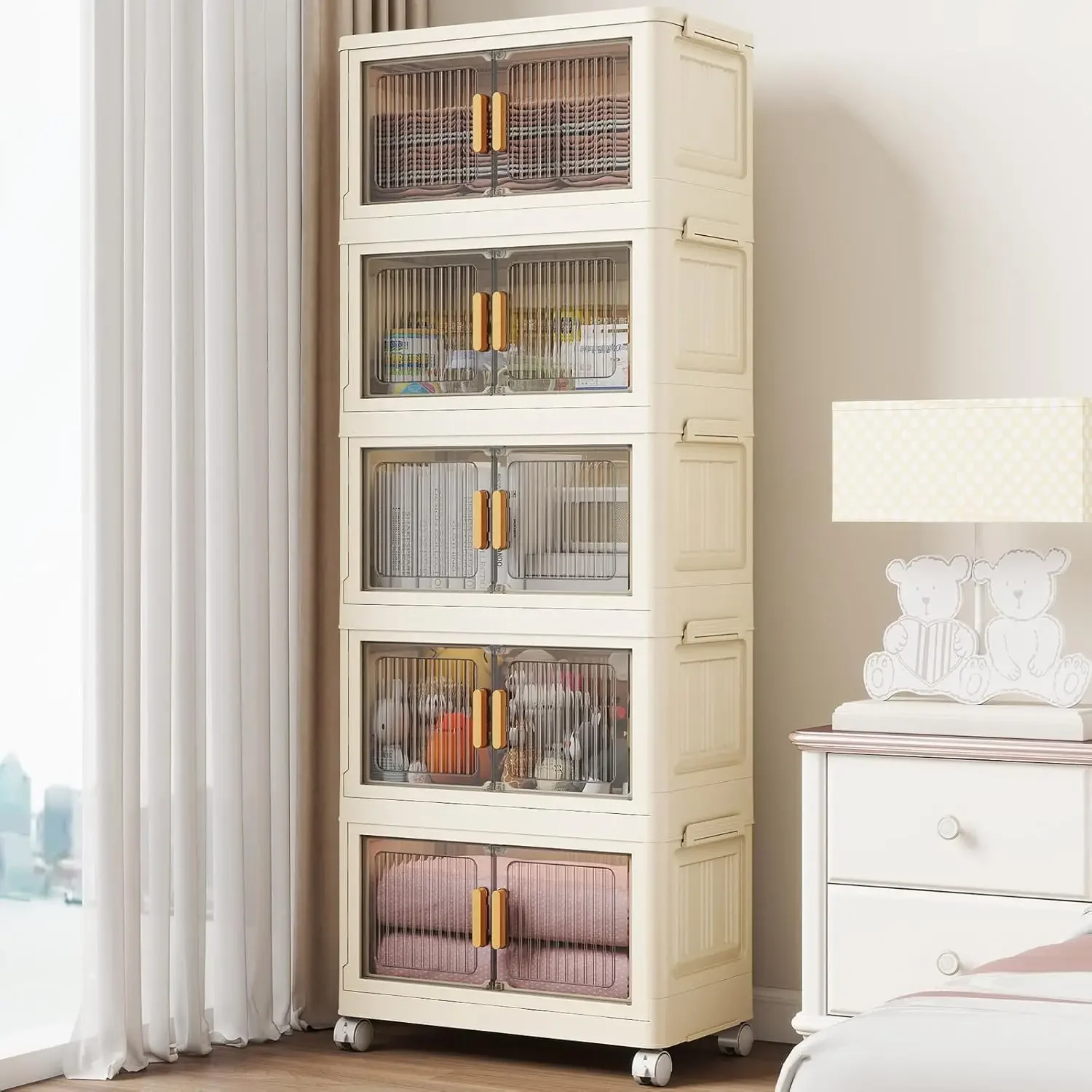 Collapsible Storage Bins With Lids Wheels Stackable Plastic Organizers For Closet Living Room Office Dorm
Collapsible Storage Bins With Lids Wheels Stackable Plastic Organizers For Closet Living Room Office Dorm