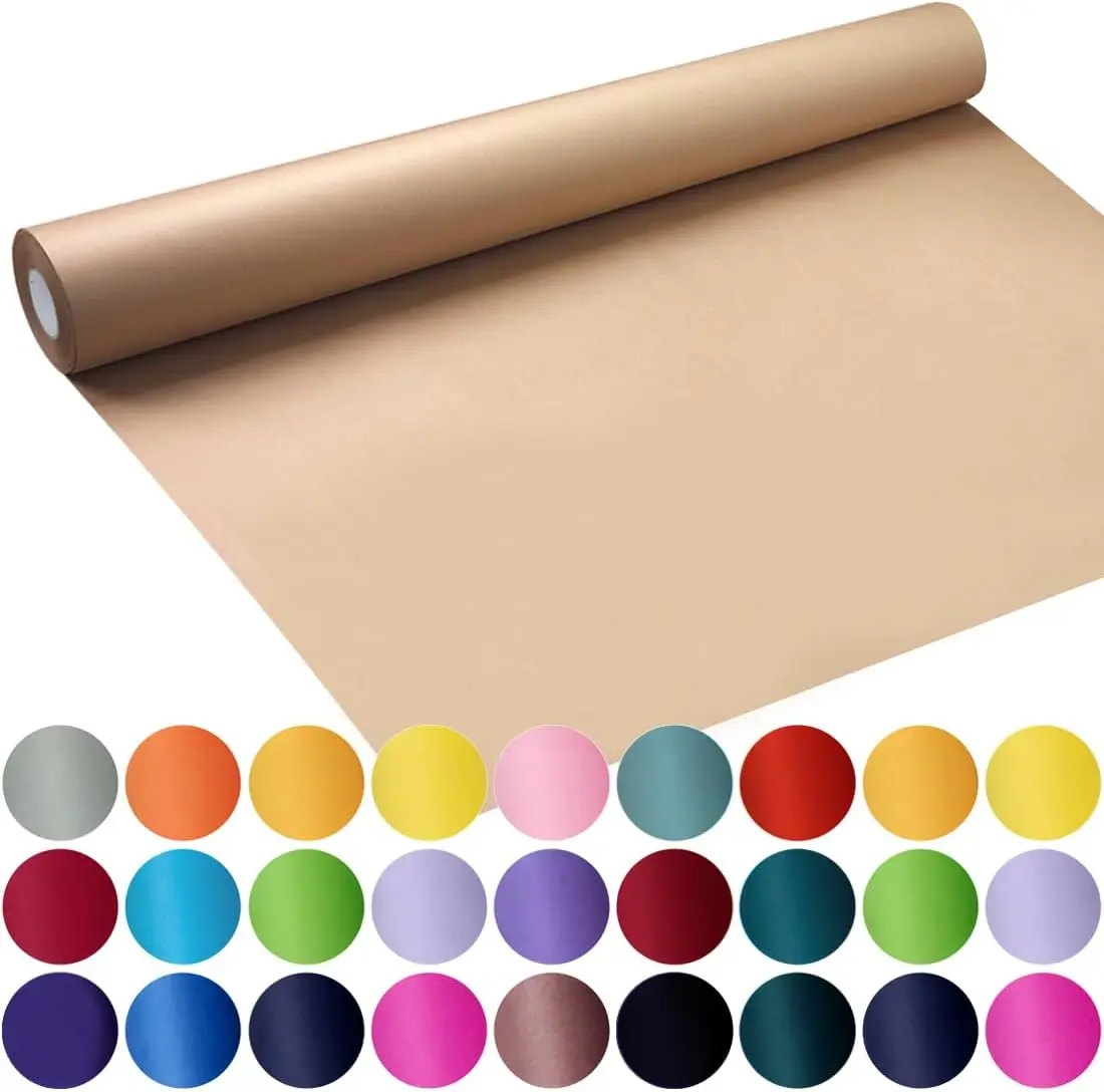 Kraft Paper Roll 17.8"x1200" for Craft Gift Wrapping and Packing Shipping Moving 70GSM Brown
Kraft Paper Roll 17.8"x1200" for Craft Gift Wrapping and Packing Shipping Moving 70GSM Brown