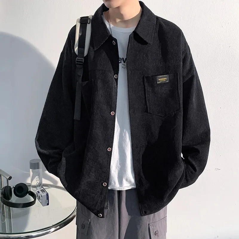 2025 New Men's Casual Loose Long Sve Corduroy irt Autumn Winter High-End Feeling Vintage Sle Polyester Fiber Coat
2025 New Men's Casual Loose Long Sve Corduroy irt Autumn Winter High-End Feeling Vintage Sle Polyester Fiber Coat