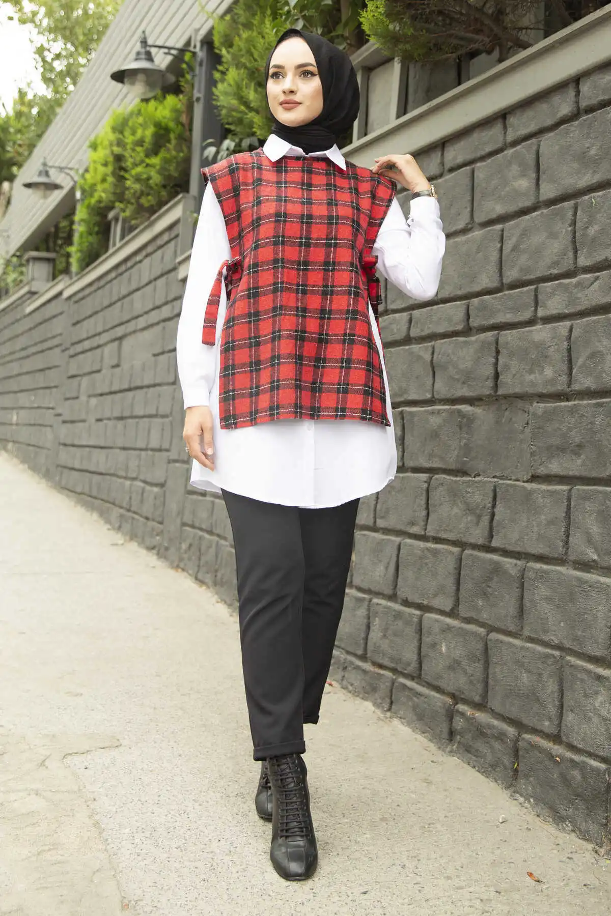 Woodcutters Pattern Dual Suit for Muslim women Muslim clothing Clothes abayalar 2021 head scarf knitted suit Winter Autumn
Woodcutters Pattern Dual Suit for Muslim women Muslim clothing Clothes abayalar 2021 head scarf knitted suit Winter Autumn